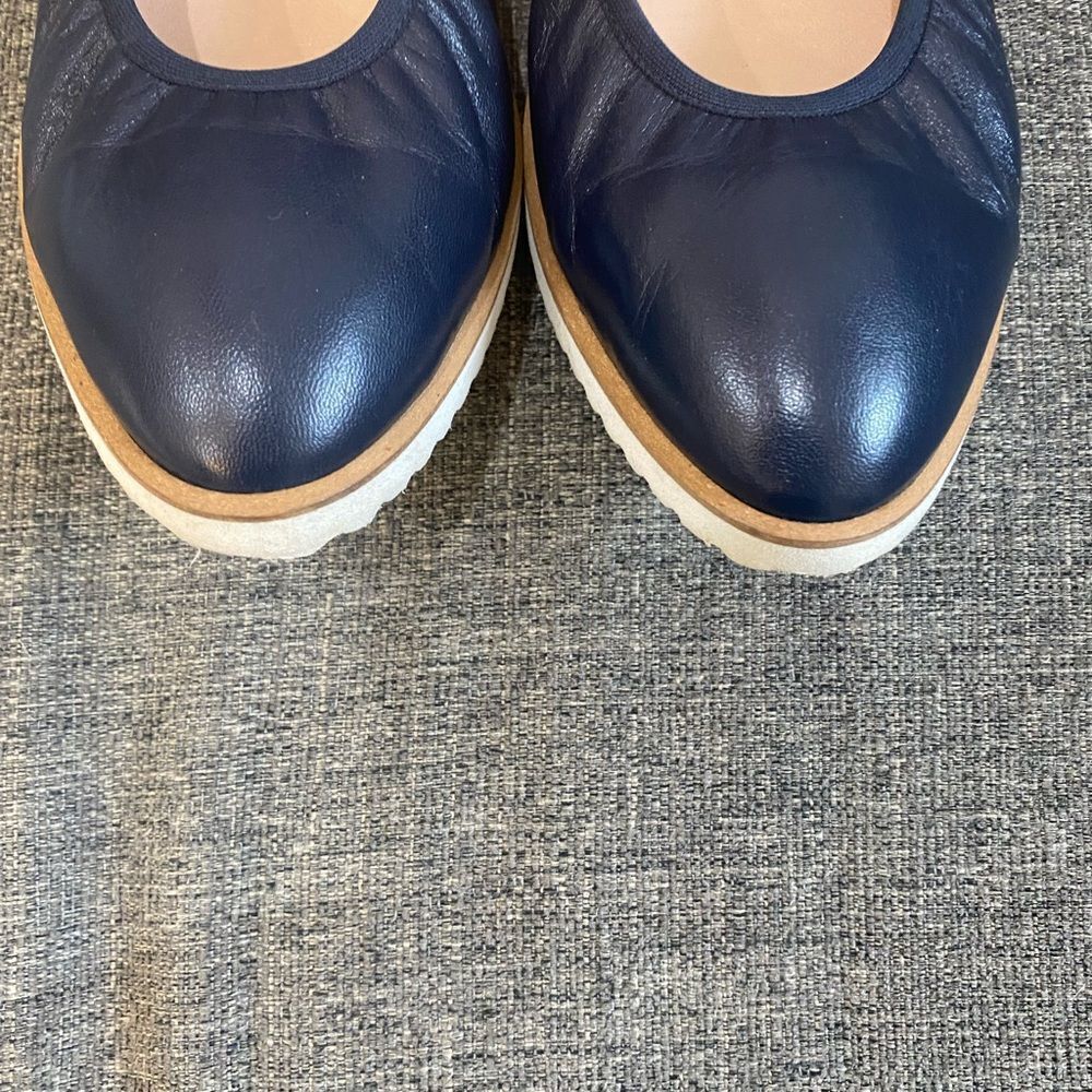 Fs/ny Doorway Navy Blue Flats Women Size 10 - Picture 2 of 8